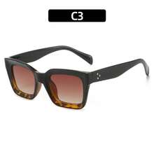 1pc New Fashion Polygon Women's Sunglasses Y2k Sunshade Square Frame Eyewear - Multicolor - View 8