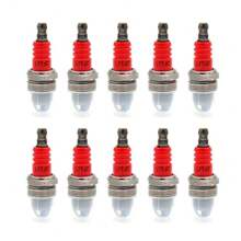 10入組l7tjc火花塞,適用於汽油鏈鋸和刷刀 - 紅色 - 查看 3