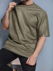 Men T-Shirts - 軍綠色 - 查看 6