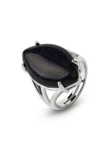 1 件装水晶戒指天然石戒指,适合女士男士可调节愈合玫瑰石英青金石蛋白石绿松石指环新年情人节珠宝礼物 G574,妈妈,母亲,母亲节,礼物