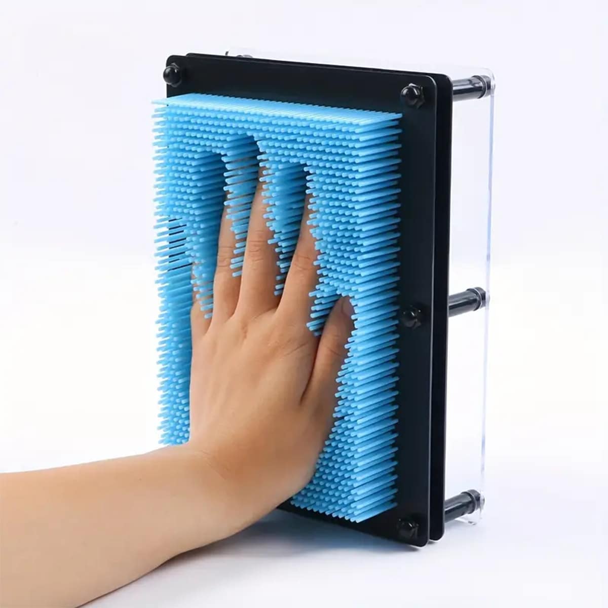 1個隨機3d克隆手模型diy塑料針繪畫雕塑正方形裝飾品,適用於假日或生日 - 1pc 隨機 - 查看 1