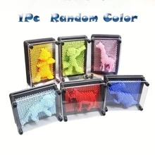 1個隨機3d克隆手模型diy塑料針繪畫雕塑正方形裝飾品,適用於假日或生日 - 1pc 隨機 - 查看 5