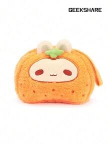 GeekShare Geeshare 1pc Cute Plush Orange Rabbit Carrying Case Compatible With Ps5/Xbox/Ns Pro Controllers And Other Small Accessories - orange - View 1