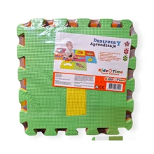 tapete didactico destreza y aprendizaje set 10pzs de 29x29cm - Albaricoque - Ver 1