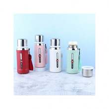 316不銹鋼隔熱杯,容量800毫升,適用於戶外和旅行使用 - 綠色 - 查看 4