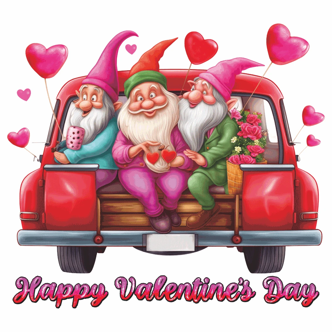 Valentine'S Day Monogram Heat Transfer Design Iron-On Sticker Washable Suitable For Clothes, Handbags, Jeans And Decorations - Multicolor - View 1