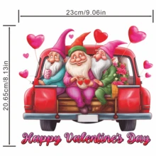 Valentine'S Day Monogram Heat Transfer Design Iron-On Sticker Washable Suitable For Clothes, Handbags, Jeans And Decorations - Multicolor - View 3