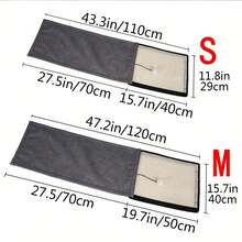 Cat Scratching Mat Sisal Sofa Furniture Protector - Grey - View 2