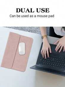 Túi đựng máy tính xách tay TECOOL 12,3-13,5 inch, bao da bảo vệ và túi đựng phụ kiện, túi đựng máy tính xách tay cho MacBook, iPad, HP Chromebook Surface Notebook, túi đựng máy tính xách tay di động - Bé Hồng - Xem 9