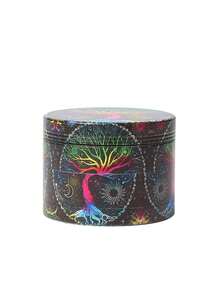 1 件直徑 50 毫米金屬材質個人化 Uv 印刷草藥研磨機,具有隨機或類似圖案,用於香料、辣椒和草藥 - 彩色 - 查看 1