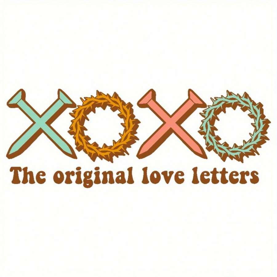 五顏六色的字母十字紋燙印貼紙,可用於diy手工製作衣物面料裝飾,衣物印刷工藝 - 多色 - 查看 1