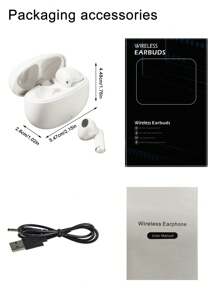 Enc Active Noise-Proof Half In-Ear Wireless Earbuds With 3d Smart Touch And Ergonomic Design, Featuring 5.3, Stylish Appearance, Sweat-Resistant, Equal For Music, Sports, Gaming And Audio-Visual. Perfectly Compatible With Any -Enabled Devices. - Mint Green - View 8