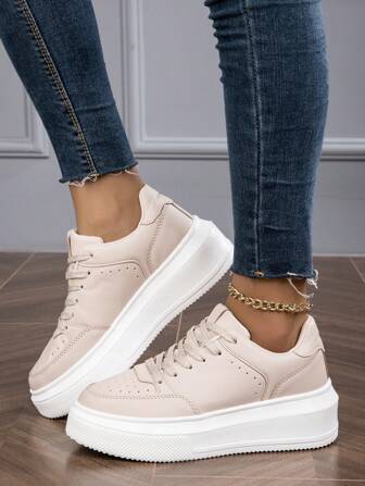 Newest High Heel Chunky Sneakers For Women- Slip Resistant, Durable, Breathable, Sports & Fashion Shoes