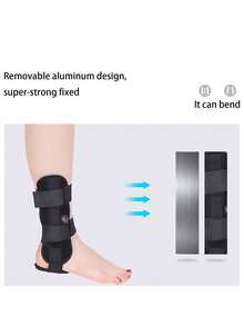 1pc Ankle Brace Providing Support And Recovery From Sprains And Twists, Unisex Sports Gear - Black - View 3