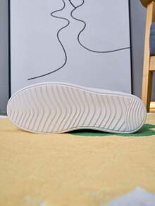 Multicolor Casual Comfortable Sneakers For Commute, Fashionable Sports Shoes For Campus Walking - White - View 7