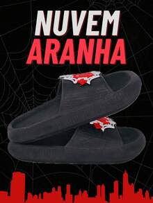 Nuvem Chinelo Infantil Super Aranha Escola Passio Moda Estilo 27 ao 34