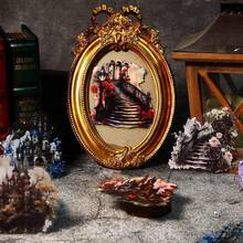 午夜城堡主題的美式哥德式復古日記裝飾套裝,共12件 - 紫色 - 查看 3