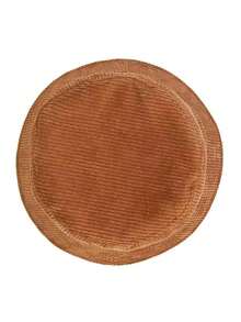 Women's Bucket Hat, Solid Color Corduroy Basin Hat - Khaki - View 2