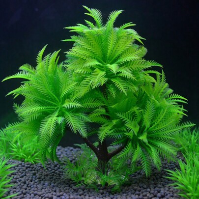 1pc Aquarium Simulation Plastic Water Grass Plant Decoration For Fish Tank