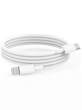 1pc 20w Pd Fast Charging Data Cable Compatible With IPhone 14 Pro Max, 14 Pro, 14 Plus, 13 Pro Max, 13 Pro, 13, 12 Pro, 12, 11, XS, XR, 8 Plus, 8, 7, 6, 5, SE, Compatible With Ipad Lightning MFi Certified