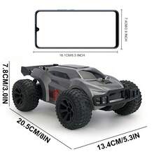 [Silver High-Speed Drifting Car][Random Component Color]One Remote Control High-Speed Drifting Car / Perfect For Christmas Gifts, Thanksgiving Gifts, Birthday Gifts / Made From Plastic Material, , Smooth Rounded Edges Without Any Sharp Corners, Doesn'T Hurt Hands, Sensitive Sensor, Also Can Be Used As Home Desk Decoration. - Silver - View 2