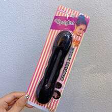 2件装 女童丸子头发髻神器 儿童爆圈发髻工具 蓬松花蕾头扎发饰 女宝宝发髻棒 (两支装) - 黑色 - 查看 9