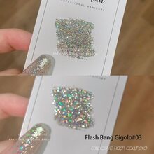 Shining Nail Gel Color For Nail Salon - 2024 Collection With Gold, Silver, And Champagne Shades - Multicolor - View 2