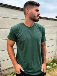 Men T-Shirts - xanh quân đội - Xem 4