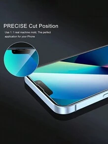 5PCS Screen Protector Compatible With IPhone16 14 Pro Max 14 Plus 13 Pro Mini 12 11 12Pro 11Pro 13Pro 14Plus 13Mini 12Mini 14ProMax 13ProMax 12ProMax Transparent Glass Case Film 14Pro 14Pro Max Super HD High Quality 9H Hardness Full Coverage Protection Tempered Glass Protective Gift For Birthday, Family, Friends Phone Screen Protector, Phone Accessories