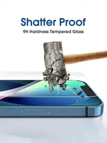 5PCS Screen Protector Compatible With IPhone16 14 Pro Max 14 Plus 13 Pro Mini 12 11 12Pro 11Pro 13Pro 14Plus 13Mini 12Mini 14ProMax 13ProMax 12ProMax Transparent Glass Case Film 14Pro 14Pro Max Super HD High Quality 9H Hardness Full Coverage Protection Tempered Glass Protective Gift For Birthday, Family, Friends Phone Screen Protector, Phone Accessories