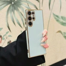 1 件 6d 电镀手机壳，带金边，外观精美，适用于 15 Pro Max/S23/S23 Plus 和 Oppo 手机 - 綠色 - 查看 4