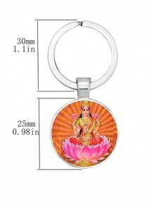 3pcs/Set Thai God Print Creative Gift For Teacher's Day, Friends And Family, Black, Antique Bronze And Silver Colors - Multicolor - View 7