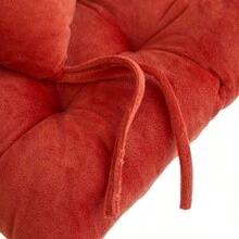 1pc Thickened Portable Outdoor Camping Seat Mat With 9 Holes For Camping, Hiking, Picnics, And More - Coral Orange - View 9