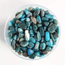 50g/100g Natural Blue Apatite Crystal Chips Polished Stones Healing Crystals For Reiki, Yoga & Energy Therapy Beginners, Houseplants, Jewelry Making, Wishing Bottle, Garden, Fountain - Blue - View 8