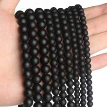 Loose Natural Stone Beads Semi-Finished Agate & Blue Peacock Stone Beads For Diy Bracelet & Necklace Jewelry Making