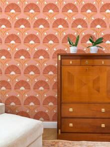 复古暖粉色花卉可撕可贴壁纸、家居 DIY 改造墙面装饰、橱柜贴纸、客厅和卧室防水可移除壁纸、墙面装饰、17.7 英寸 * 6.5/9.8 英尺、翻新贴纸可撕墙板、墙纸、壁纸、春季装饰品让您的家焕然一新、Rama 装饰贴纸礼物生日毕业 - 西瓜粉 - 查看 11