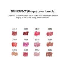 12 piezas Set de pintalabios mate y delineador de labios en colores nude, larga duración sin descamación, en caja de regalo - Multicolor - Ver 10