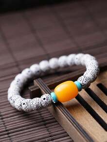 菩提琥珀手鍊 - 菩提蜜蠟手串 - 查看 4