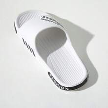 迷你版 (建議選大一號尺寸) 男/女/情侶 PVC 室內/室外防滑拖鞋，時尚 - 白色 - 查看 6