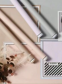 20pcs/Pack Memory Frame Waterproof Pearlescent Film Flower Wrapping Paper For Floral Arrangements And Gift Packaging - Desert Fog - View 9