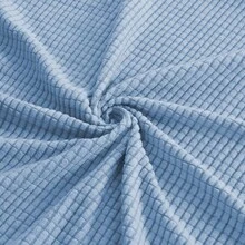 彈性老虎凳套，寬鬆四季通用單人沙發套，適用於家居裝飾保護家具 - 淺灰色 - 查看 3