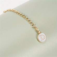 1 Packung Initialen Charm Anhänger, personalisierte Buchstaben Schmuckanhänger zur Kennzeichnung von Kaffeetassen, Anti-Verlust Dekoartikel