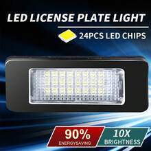 2PCS For BMW E39 E60 License Plate Light 6000k White Light No Error Led Number License Plate Light For BMW E90 E91 E92 E61 E70 E71 - Red Violet - View 5