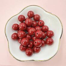 50顆10mm時尚純色亞克力圓珠,diy手鍊項鍊耳環首飾製作 - 10mm/50個 - 查看 14