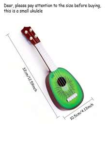 1 Miếng Đàn ghi ta Đồ chơi Đối với Chơi Âm nhạc Và 1 Miếng Thực tế Dưa hấu Ukulele Cái đó Mini Đàn ghi ta Đồ chơi ( Ngẫu nhiên Cuộc họp ) - Nhiều màu - Xem 9