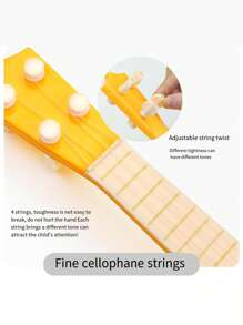 1 Miếng Đàn ghi ta Đồ chơi Đối với Chơi Âm nhạc Và 1 Miếng Thực tế Dưa hấu Ukulele Cái đó Mini Đàn ghi ta Đồ chơi ( Ngẫu nhiên Cuộc họp ) - Nhiều màu - Xem 11