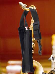 薩克斯風配件 掛頸帶 Velutum 中音薩克斯掛帶 次中音薩克斯掛帶 高音薩克斯風掛帶 - 黑色 - 查看 4