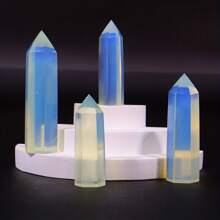 Gorgeous Opalite Crystal Point Tower - Perfect For Healing And Reiki! - Beige - View 2
