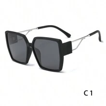 Rianova 女士超大偏光个性化金属镂空时尚眼镜 - 彩色 - 查看 2