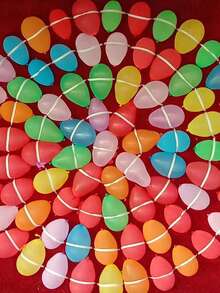 490pcs Size 3 Balloons, For Party Decoration - Multicolor - View 6